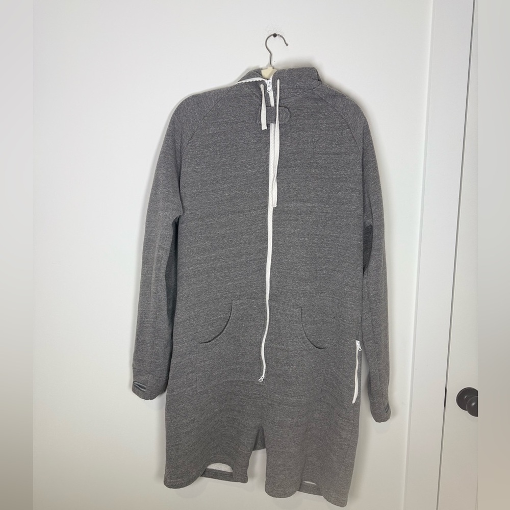 Chubbies Gray Zip-Up Romper Onsie Mens LG